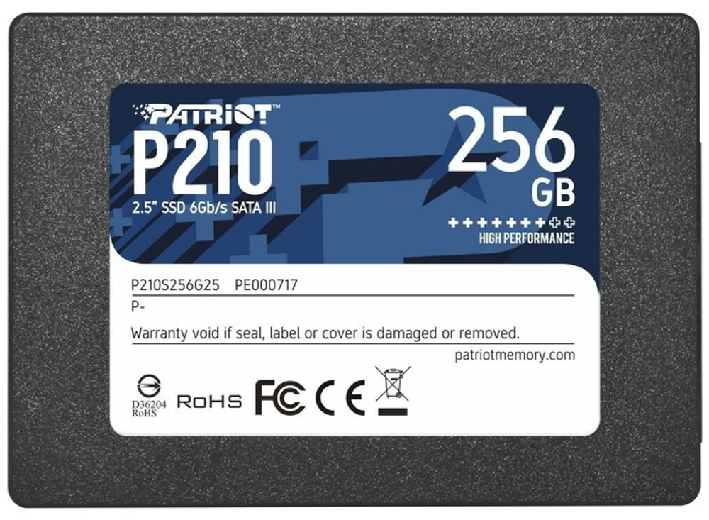 Диск SSD 2.5" 256Gb PATRIOT P210 series