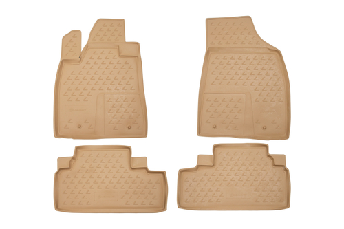 Коврики в салон для LEXUS RX 350, 2012-, 4 шт. (полиуретан, бежевые) NLC.29.24.212K