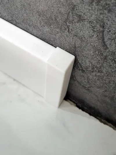 Заглушка торцевая для плинтуса 80x16 мм (пластиковая, 2 шт.)