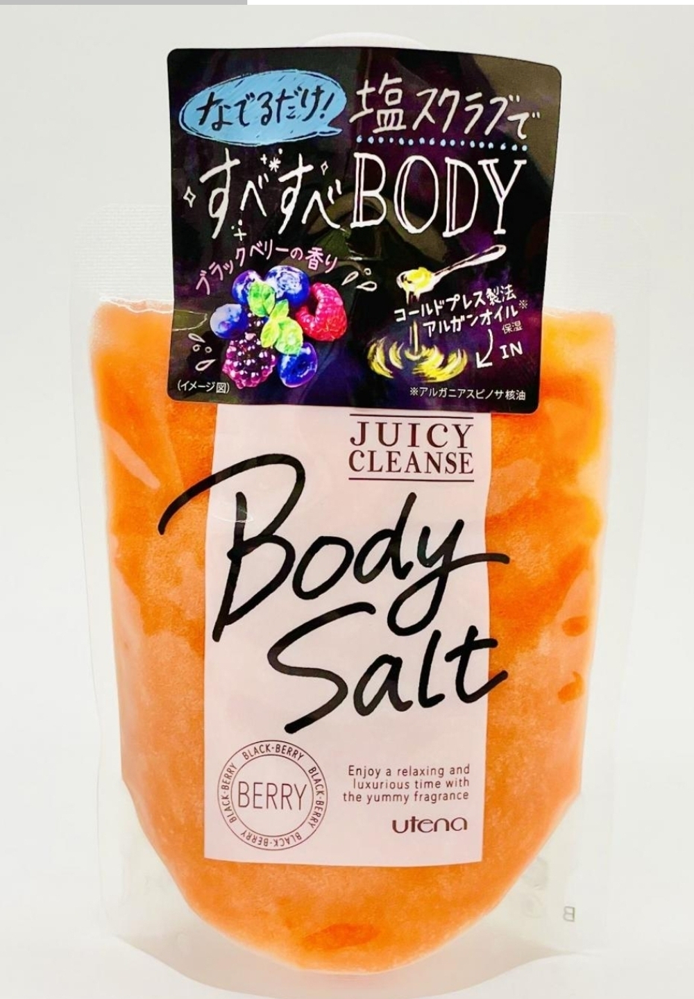 Cолевой скраб для тела "Ягодный микс" UTENA "Berry", 300 гр