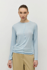 Лонгслив с рельефным швом