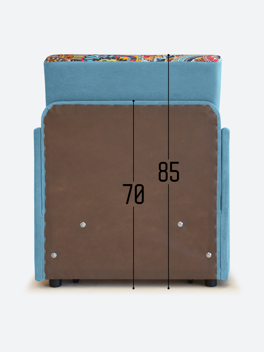 Кресло-кровать "Миник" с подлокотниками, купон Хаски