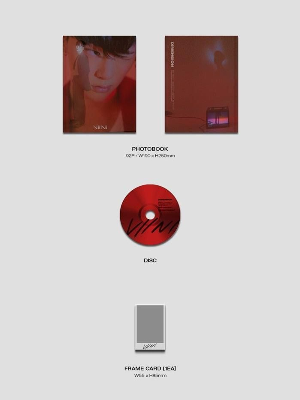 Альбом Viini - Dimension 1st Mini Album RANDOM Version