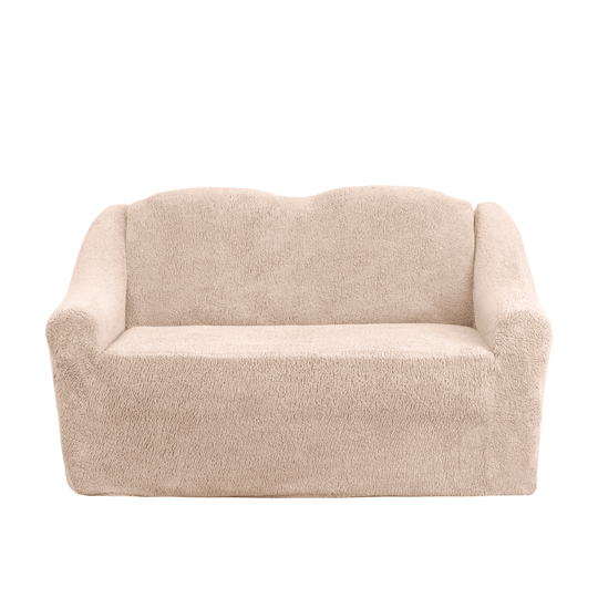 Чехол Велсофт на 2-х местный диван, цвет Какао