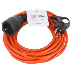 Удлинитель силовой ЭРА UPx-1e-3x1-10m в бухте с заземлением 1 розетка 10м ПВС 3х1мм2 | Электротовары