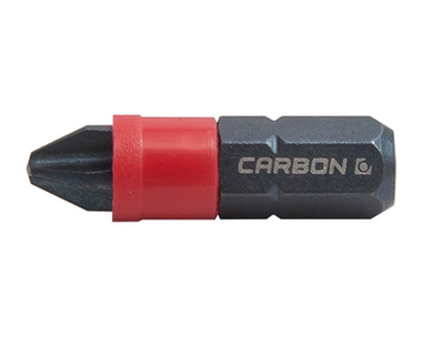Насадка крестообразная PH2х25мм 1/4" G5, ASR, S2 в боксе CARBON (упак/2шт)