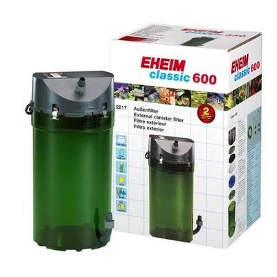 Eheim Classic 600 - фильтр внешний 1000 л/ч (до 600 л) с кранами и бионаполнителями 2217050
