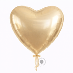 Ag Шар 36'' / 91 см сердце Шампань (БГ-150)