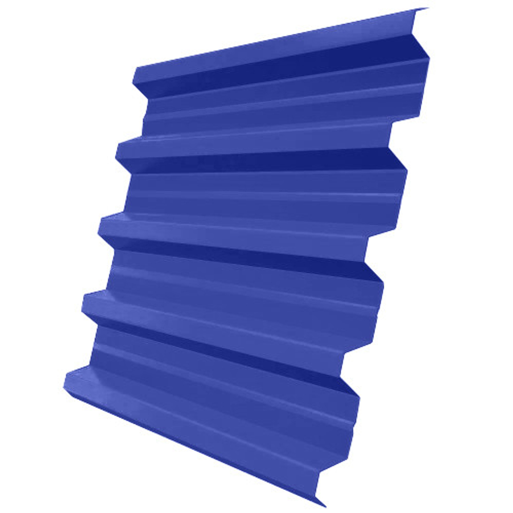 Профнастил Н60 Железный Форт Pe 0,8 мм RAL 5002 ультрамариново-синий