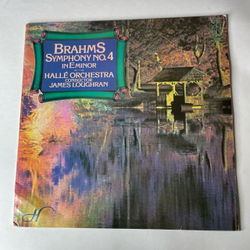 Винтажная виниловая пластинка LP Brahms Брамс, Halle Orchestra, James Loughran Симфония Symphony No.4 In E Minor (Англия 1974)