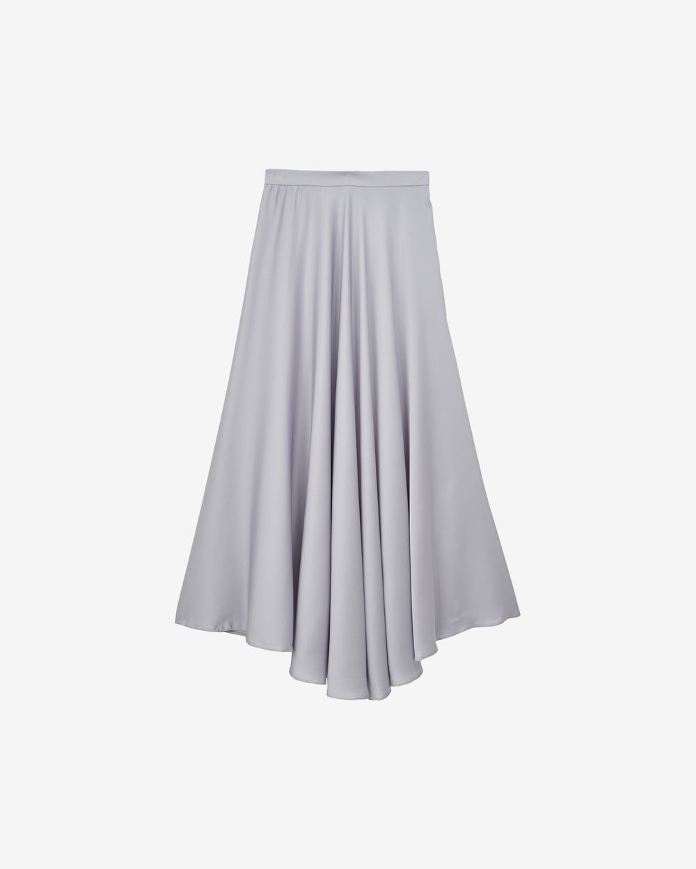 Юбка One Two Silk A-line Silver