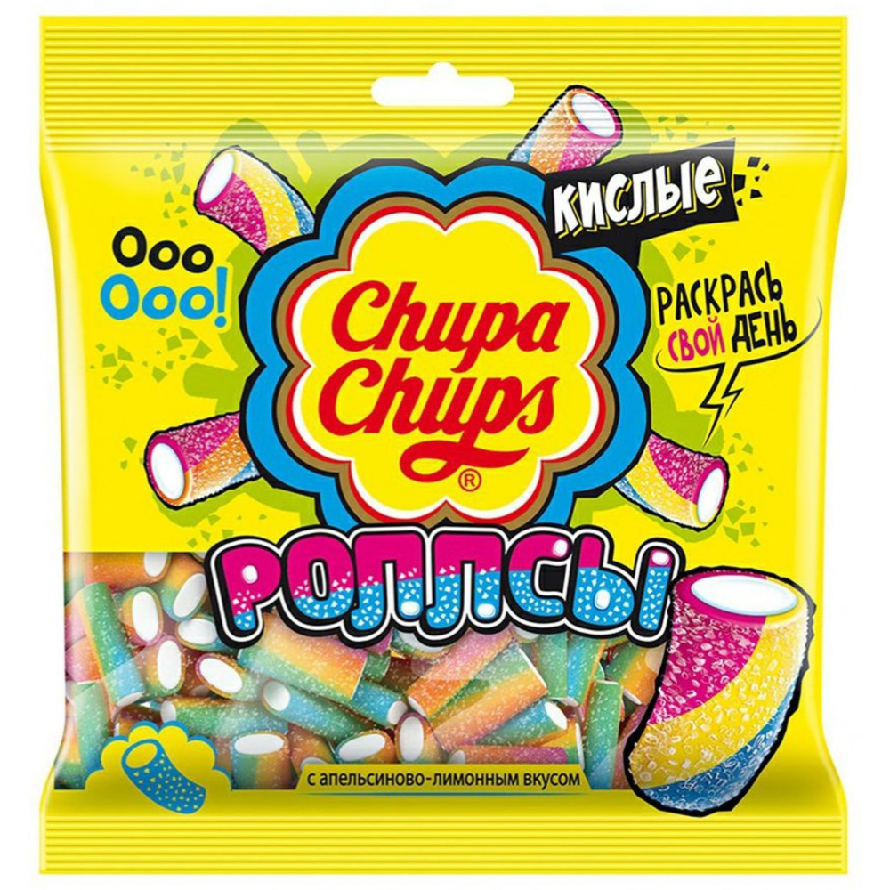 Мини трубочки Chupa Chups 70 гр