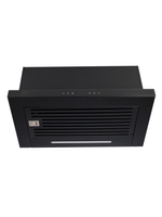 Вытяжка кухонная MACBI Perfa-60G-baf (BLACK) черный, D150мм, 1200м3/ч, полновстраиваемая, мотор 230Ватт, стекло 60см, сенсорное управление + управление жестами
