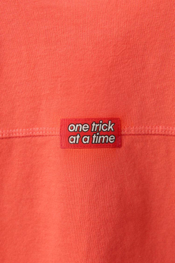 ZARA ФУТБОЛКА С ПРИНТОМ «МЕДВЕДЬ», ОРАНЖЕВЫЙ