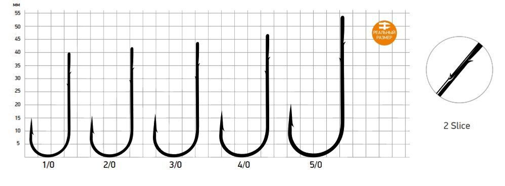 Крючки для рыбалки Saikyo BS-2313 BN