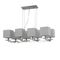 Подвесная люстра Lumina Deco Fianelo LDP 1248-8 WT
