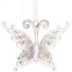 Подвеска «Бабочка волшебная» 10 см, белый
