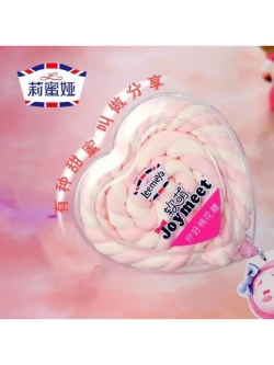 Воздушный зефир на палочке Розовое Сердце 60 г * 3 шт