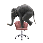 Офисное кресло Woodville Bud pink, ножки хром