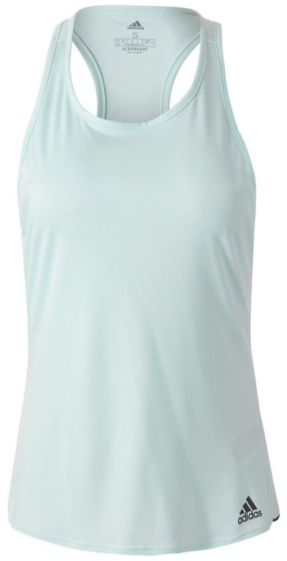 Женский топ теннисный Adidas Club Tank - dash green/grey six