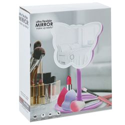 GAEM Зеркало настольное (подсветка, 3xААА не прилаг), L17 W15 H26 см