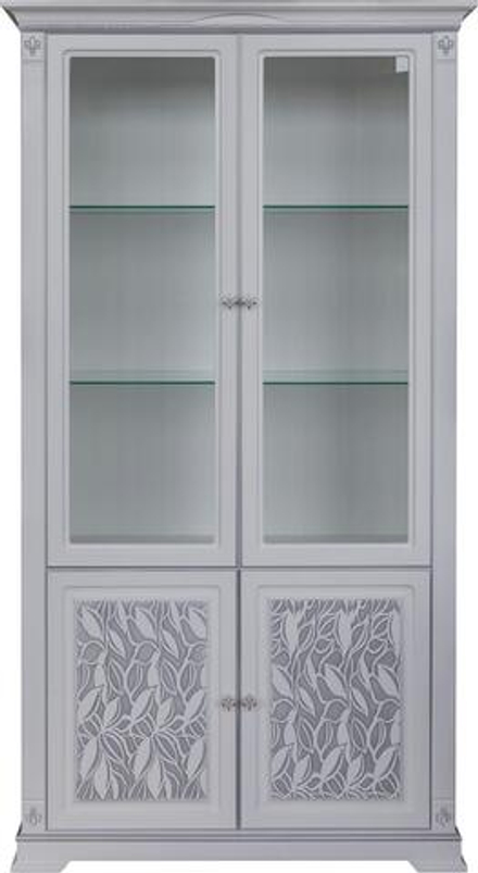 Шкаф с витриной «Мартина 2 3Д» П573.02 3Д