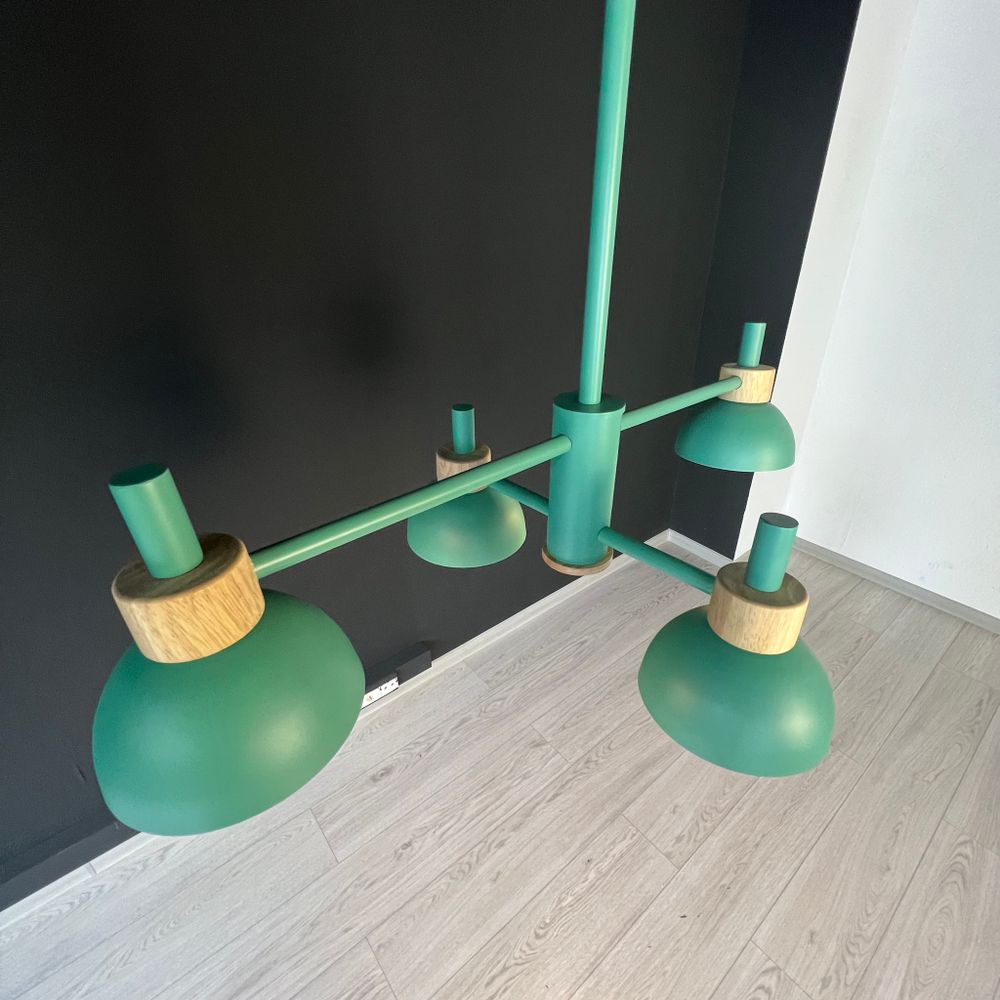 Люстра На Штанге Fanta A 4 Lights Green By Imperiumloft