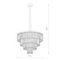 Подвесная люстра Nowodvorski Cristal L Black 7614