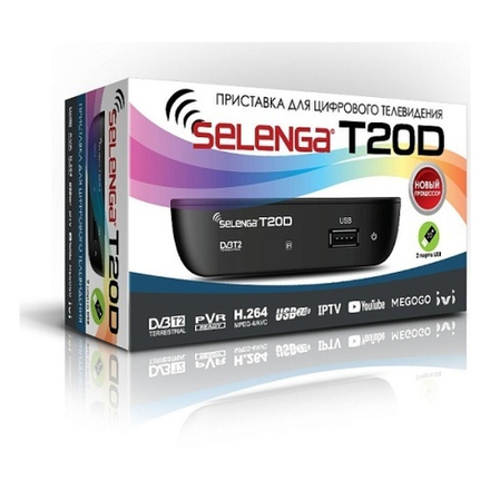 Приставка для цифрового телевидения Selenga T20DI