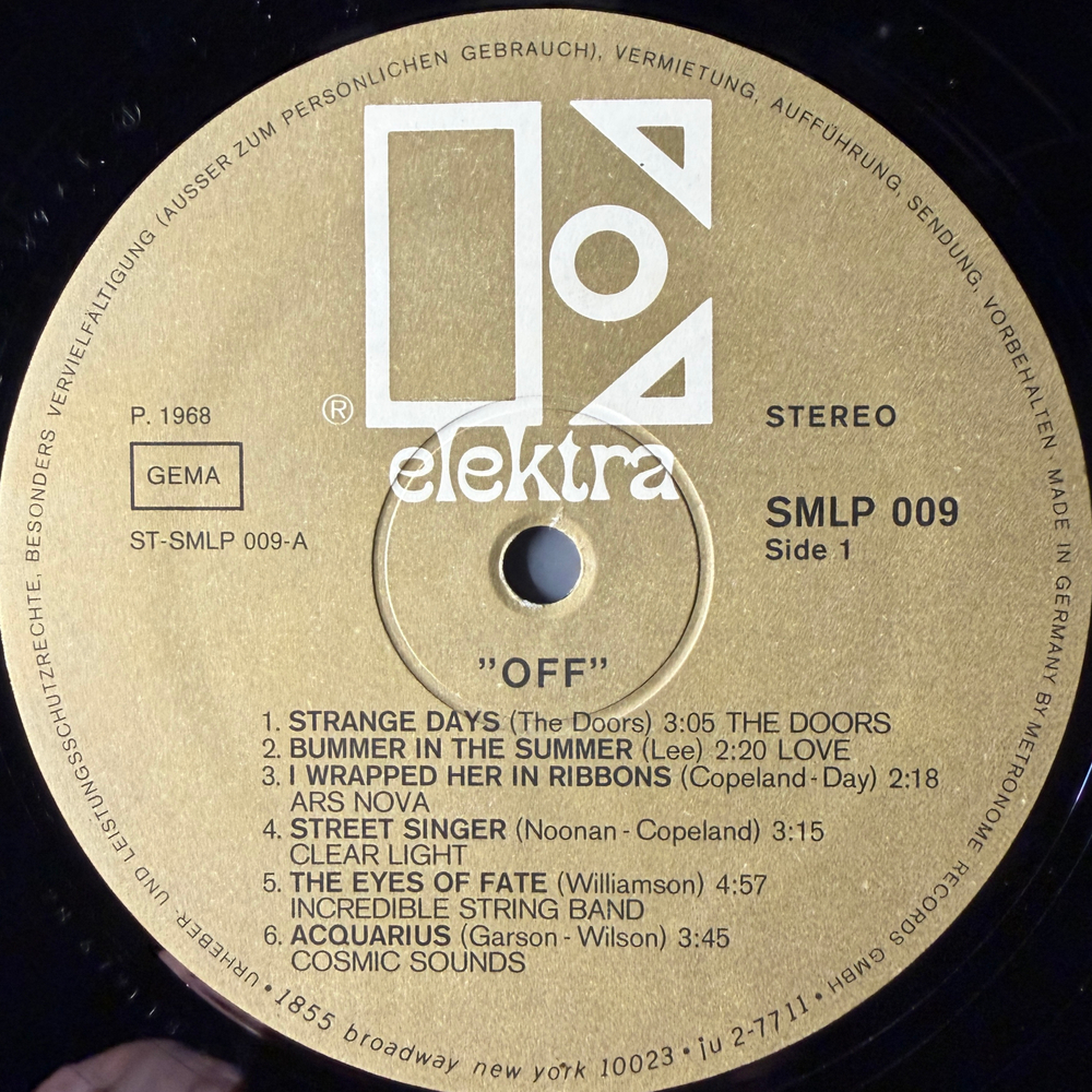 Сборник Off (Германия 1968г.)