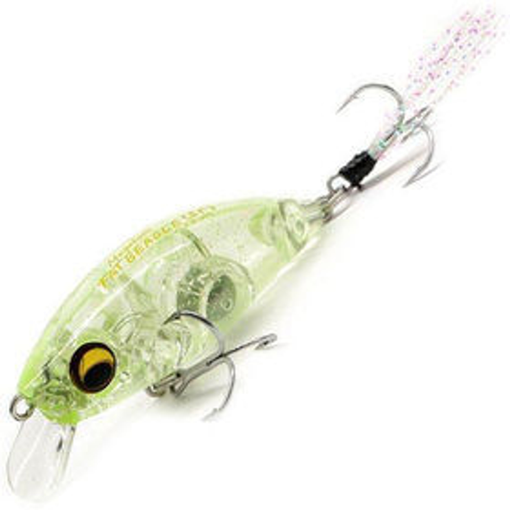 Воблер Megabass Beagle F clear chart glow glitter