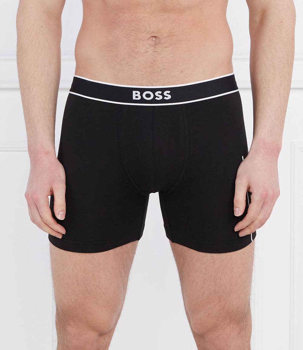 Трусики-боксеры BoxerBr 24 Logo BOSS BLACK - черный(50489444)