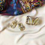 Cерьги винтаж Америка 80-е, no name