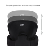 Детское автомоб. кресло "Смарт" груп.2-3 (черный), 3-12 лет, 15-36 кг.