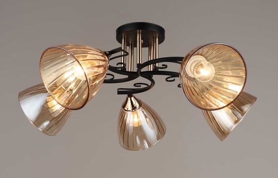 4618/5 BK+FGD (2) Люстра (RL)