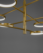 Светодиодная люстра на штанге Moderli V5070-CL Run