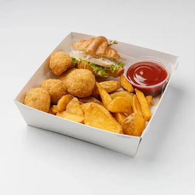 Бокс горячего приготовления с митболами