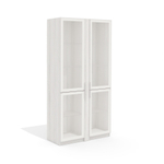 Шкаф со стеклом вариант №2 ТАЙМС (TIME S)