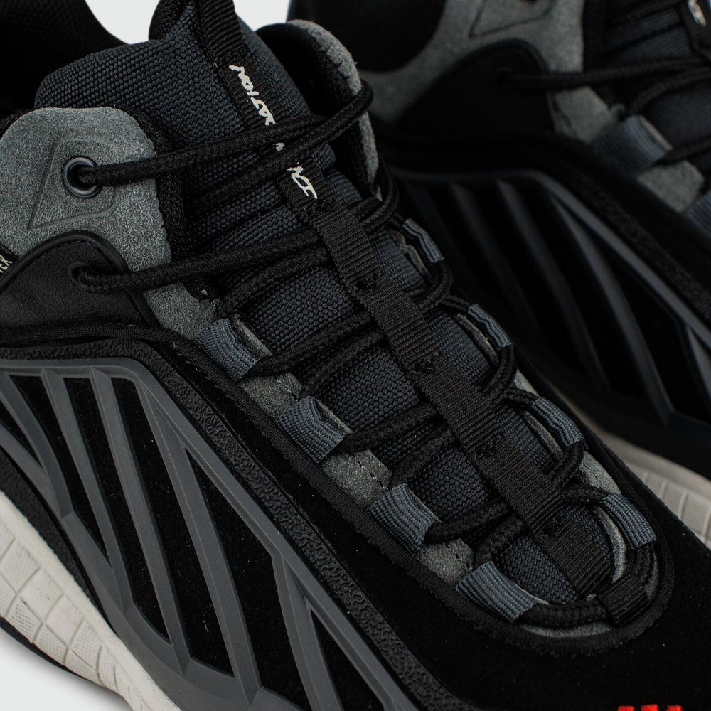 Кроссовки Packer x Adidas FYW Intimidation Black / White with Fur