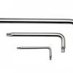 Ключ Г-образный TORX экстра длинный T25H с отверстием RockForce##Rock FORCE RF-76725XL
