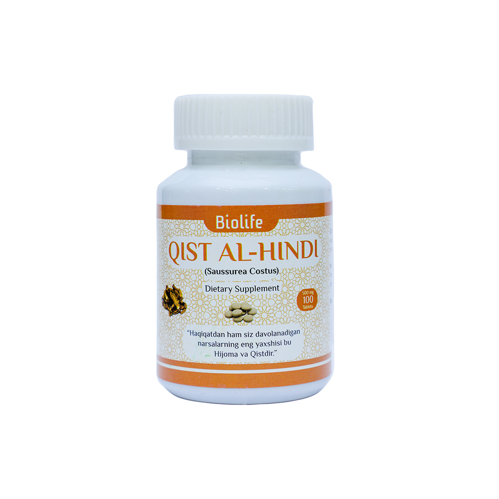 Biolife Qist Al-Hindi Tabletkasi 100 tab