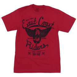 Футболка East Coast Riders ( красная )