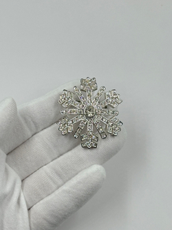 Брошь Снежинка Monet