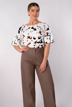 Брюки женские 3667зпб, какао #429Кк023667зпб