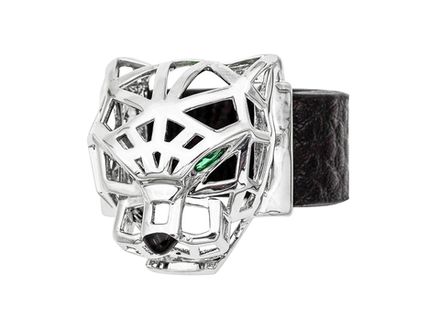 Кольцо кожаное "Пантера", 20мм