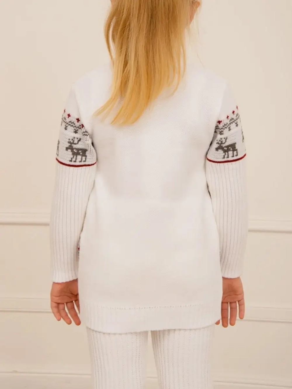 Платье туника вязаное