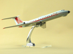 Модель самолета Ту-134Ш (М1:100, ВКС России, RF-66019, 40)