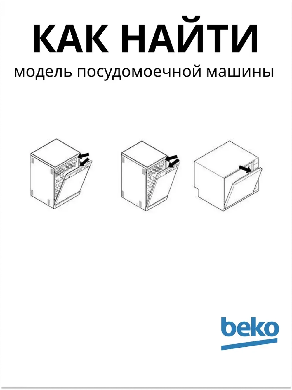 Замок двери посудомоечной машины Beko 1510600400