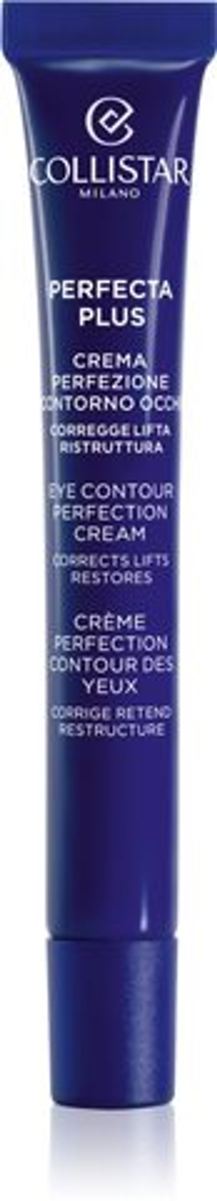 Collistar Perfecta Plus Eye Contour Perfection Cream - осветляющий крем для области вокруг глаз с укрепляющим эффектом /   15  ml  / GTIN 8015150245395