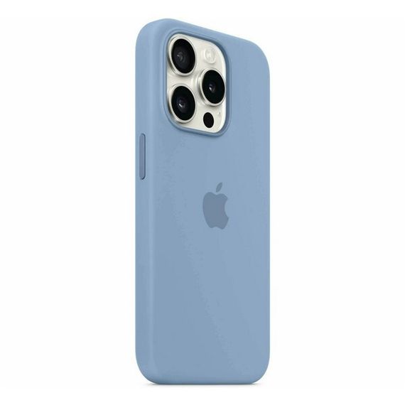 Чехол Apple iPhone 15 Pro Max Silicone Case with MagSafe Winter Blue